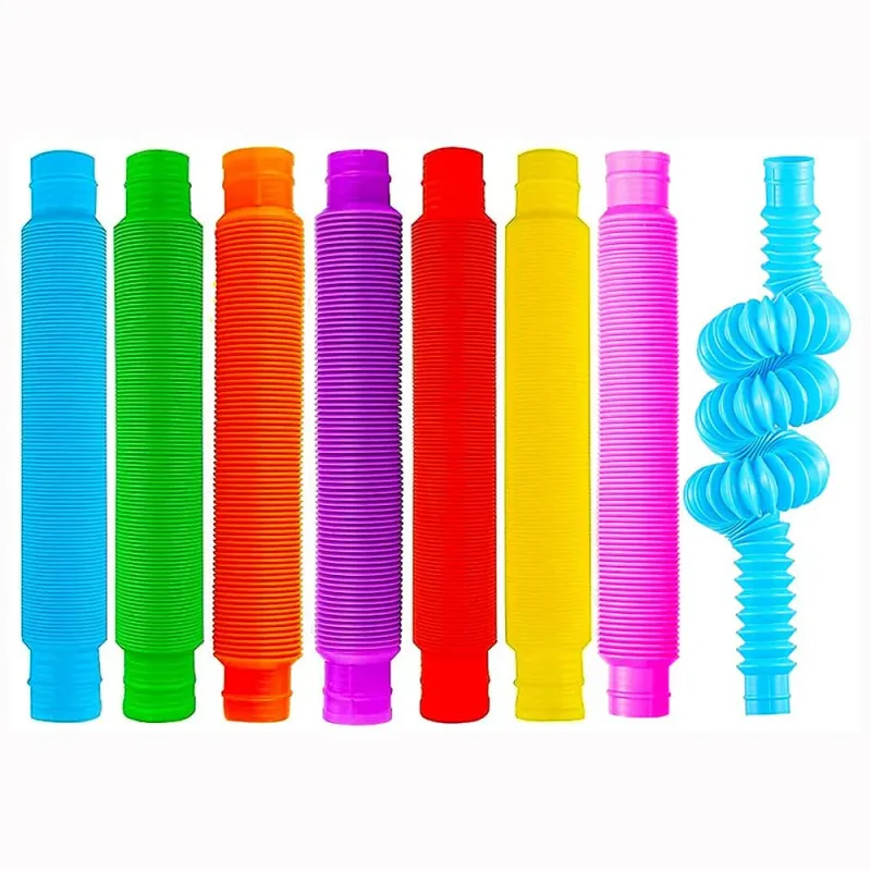 8-Pack Large Pop It Fidget Tubes 1
