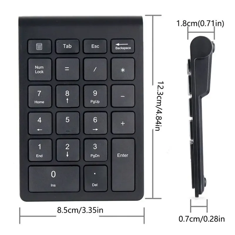 22 Keys Wireless Mini Number Pad 5