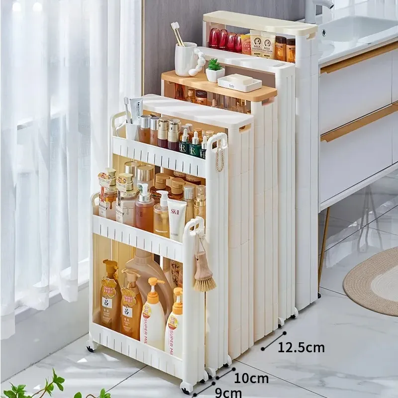 Slim Refrigerator Side Storage Rack 2