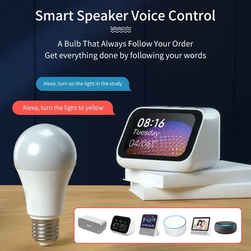 Tuya WiFi Smart Color Changing LED Bulb 2