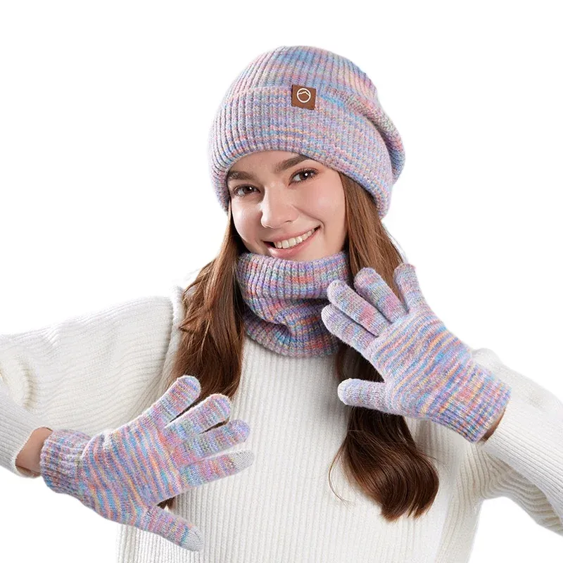 Women's 3-Piece Winter Hat Set 2