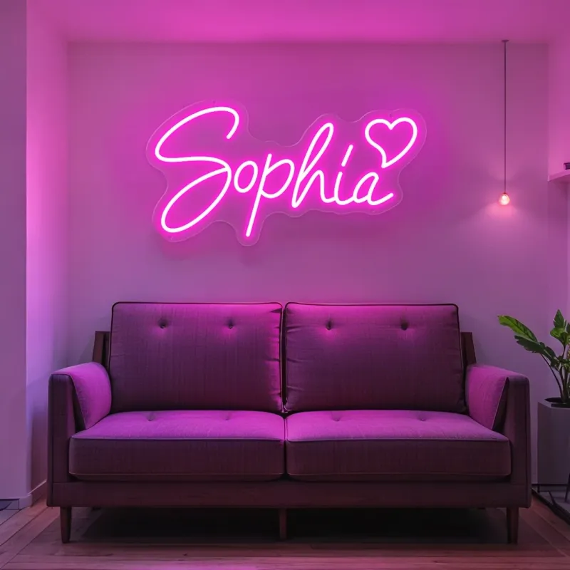 Custom LED Neon Name Sign 1