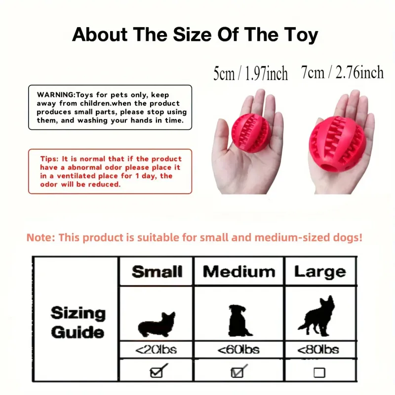 Nontoxic Dog Toy Ball with Treat Feeder 2