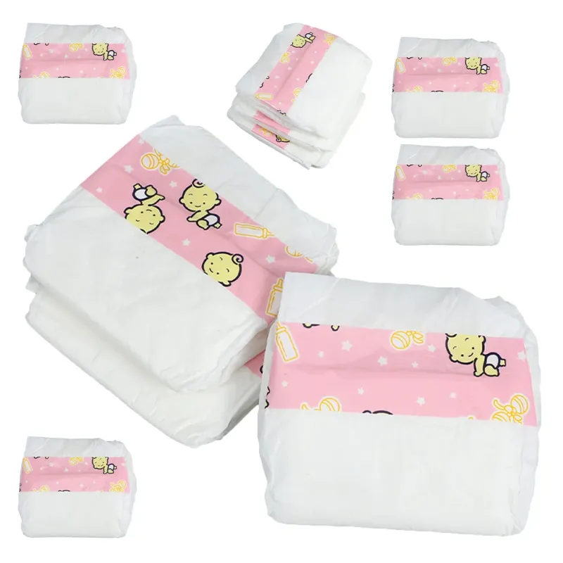 10 Pcs Reborn Doll Diapers Set 2