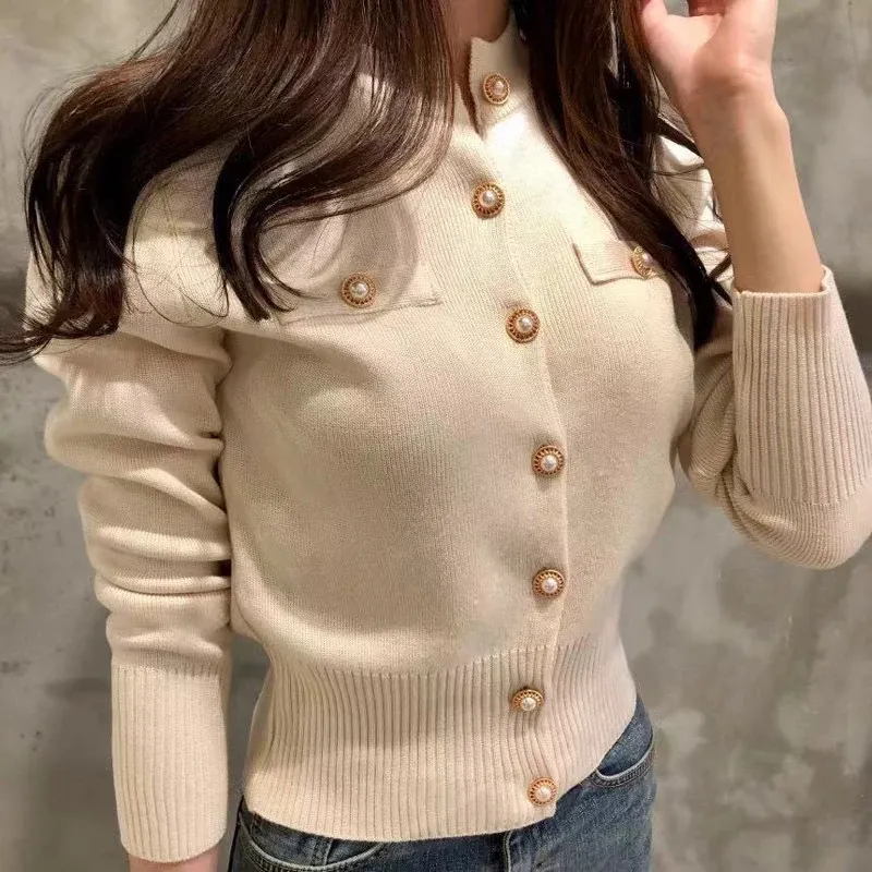 Autumn Knitted Cardigan Sweater for Women 1
