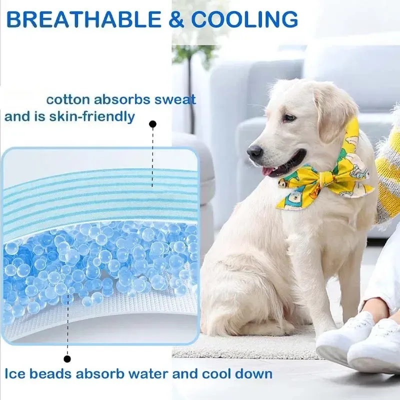 Cooling Scarf Ice Collar for Pets 4
