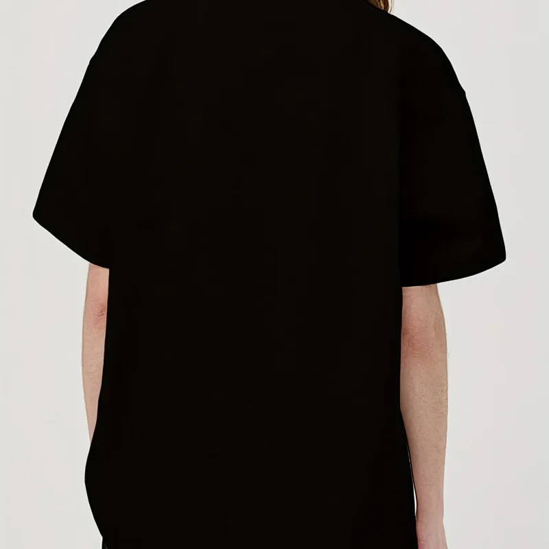 Korean Text Print Sunshine Slogan T-Shirt 5