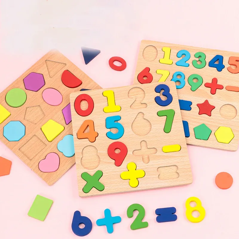 Wooden Montessori Learning Puzzle Toy 5