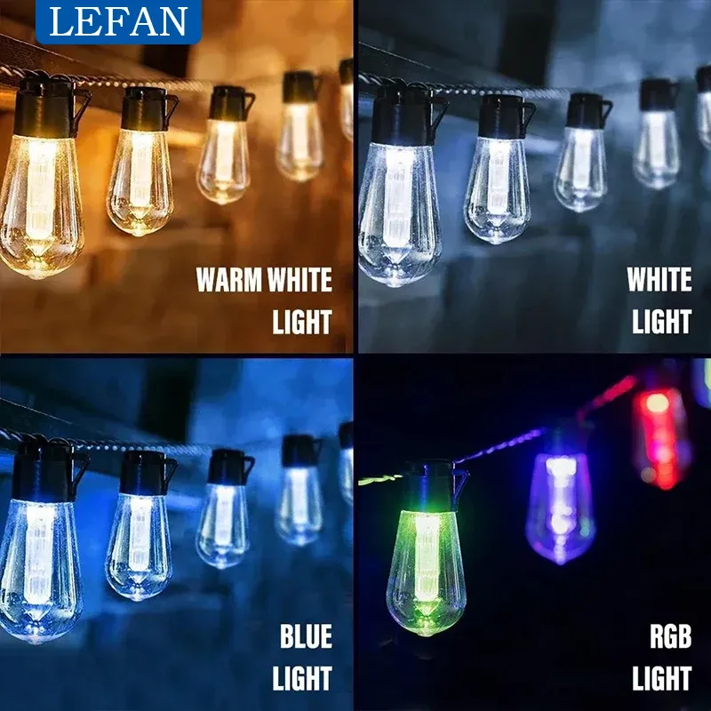 Solar LED Outdoor String Lights 2