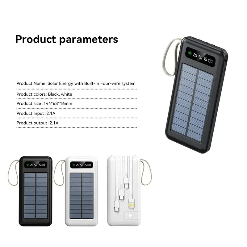 ROMOSS 200000mAh Solar Wireless Power Bank 6