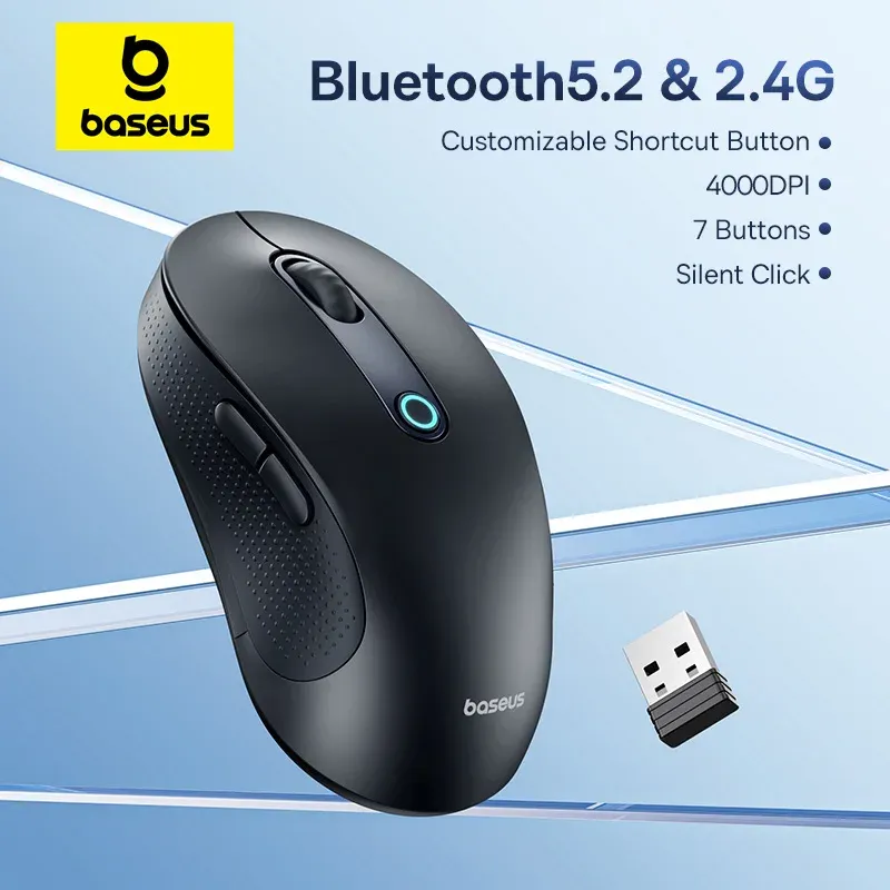 Baseus F02 Wireless Mouse 4000 DPI Silent 1