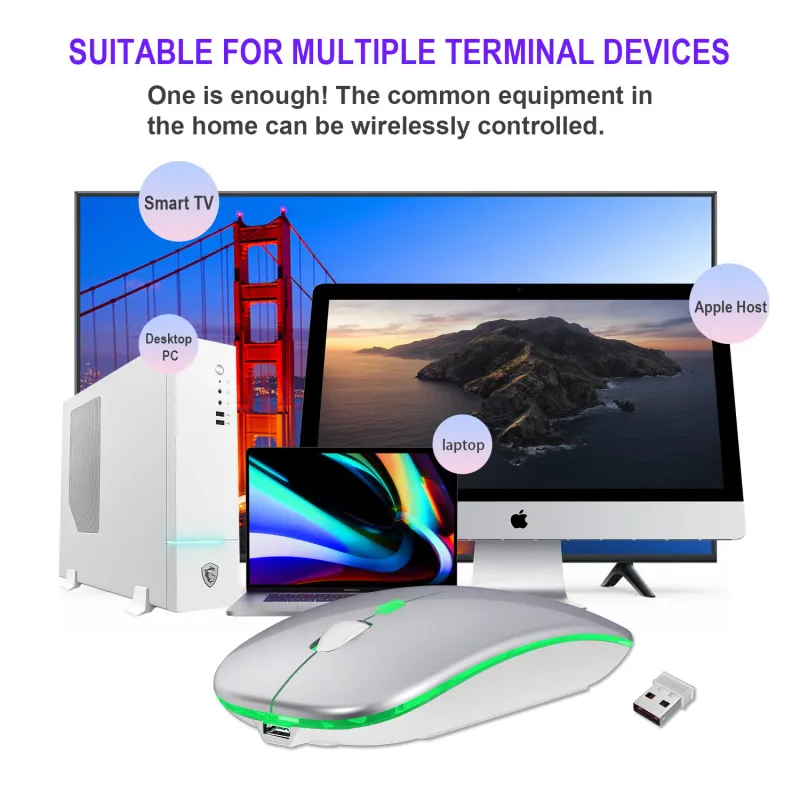 Wireless Dual Mode Bluetooth Mouse 6