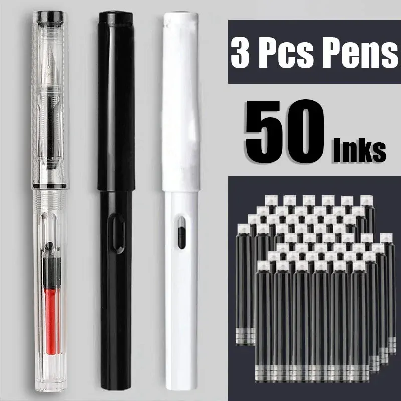 53-Piece Fountain Pen Ink Cartridge Set 1