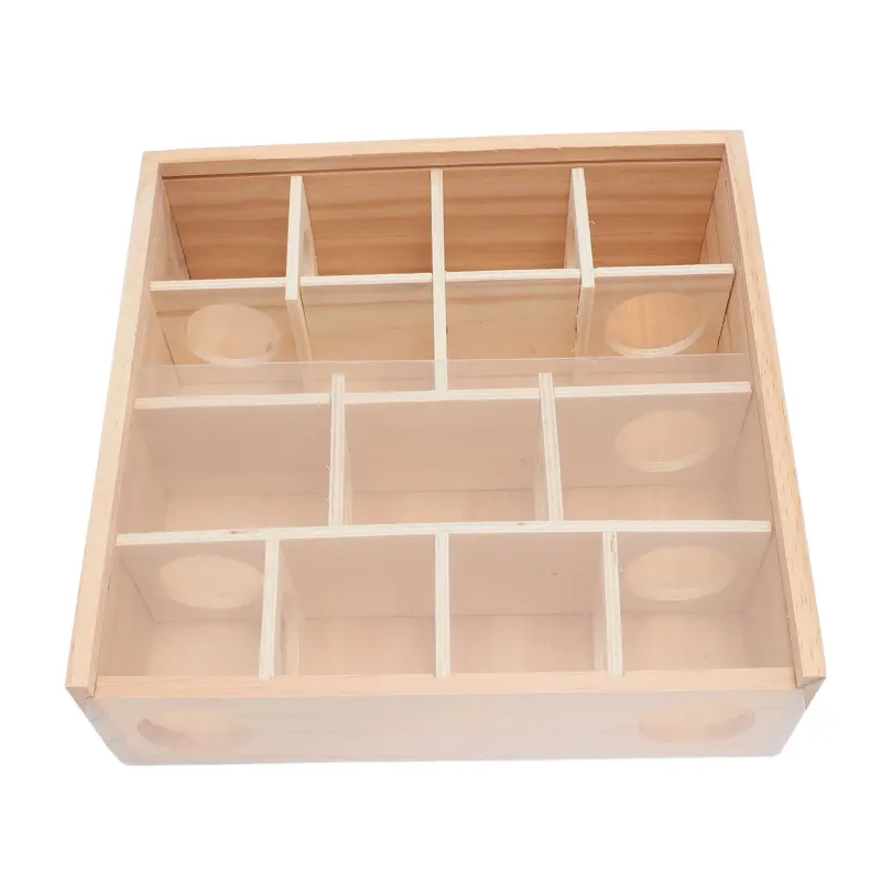 Wooden Hamster Tunnel Maze Hideout 4