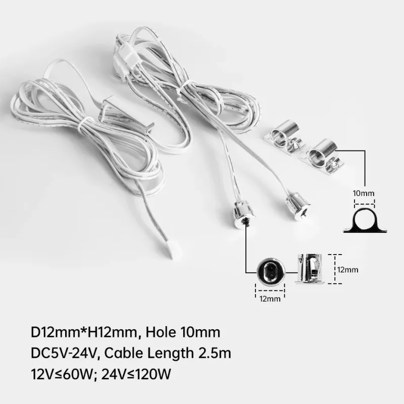 COB LED Cabinet Light Kit with Door Sensor 5