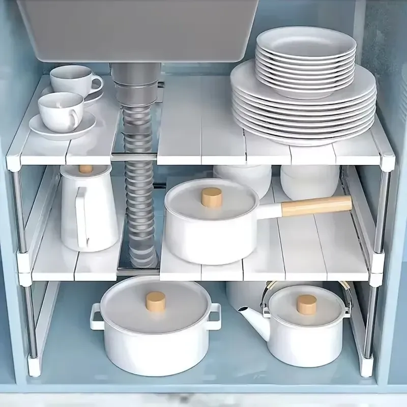 Adjustable Cabinet Organizer Shelves 3
