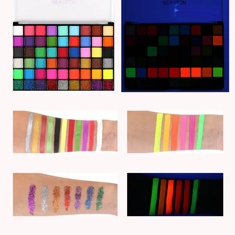 54 Colors Professional Face Paint Kit 2