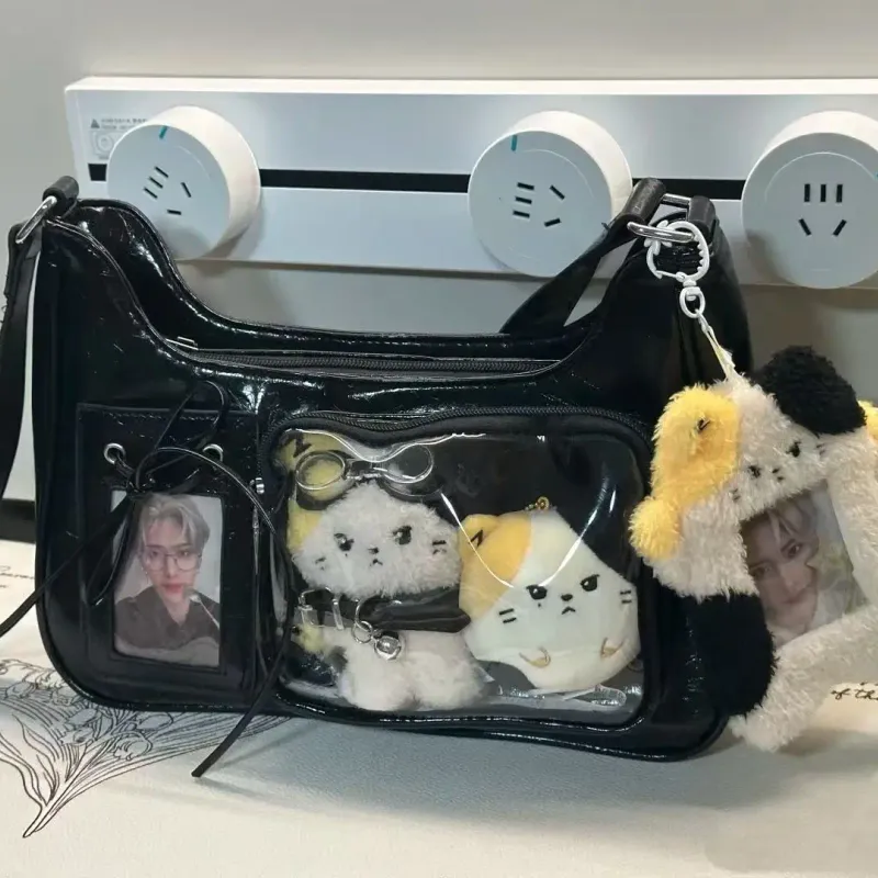 Y2K Harajuku Transparent Ita Bag 3