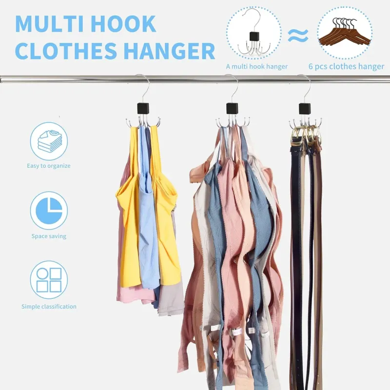 360° Rotatable Belt Hanger Organizer 3