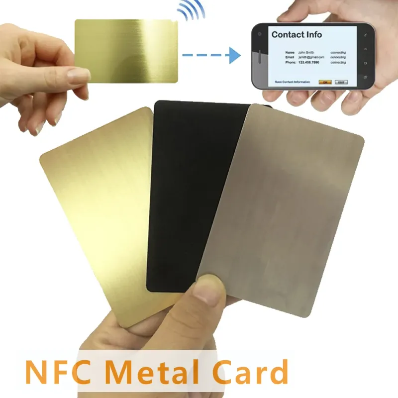 Hybrid Metal/PVC NFC Digital Business Card 2
