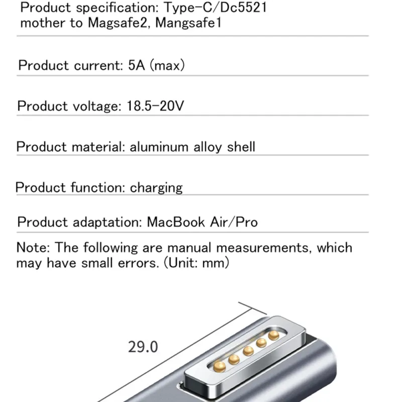 Magnetic USB-C Fast Charging Adapter 6