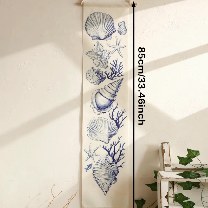 Coastal Seashell Cotton Wall Hanging 6