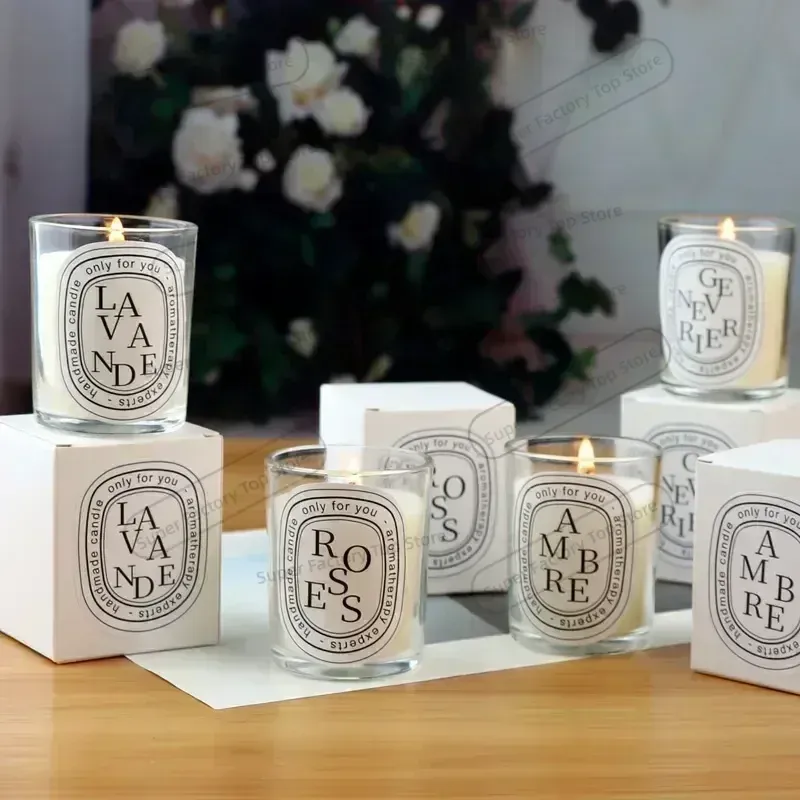 Romantic Transparent Scented Candle Jar 2