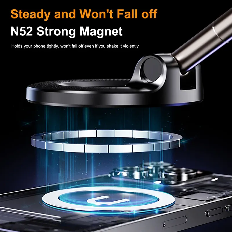 Magnetic Car Phone Mount 360° Adjustable 3