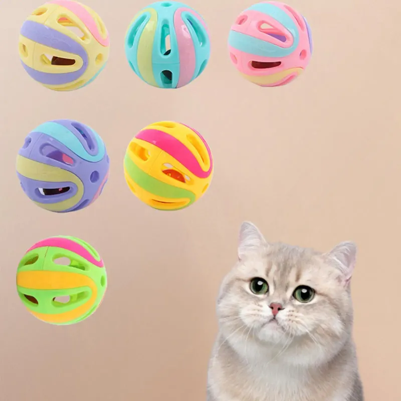 Jingle Bell Pounce Ball Cat Toy 1