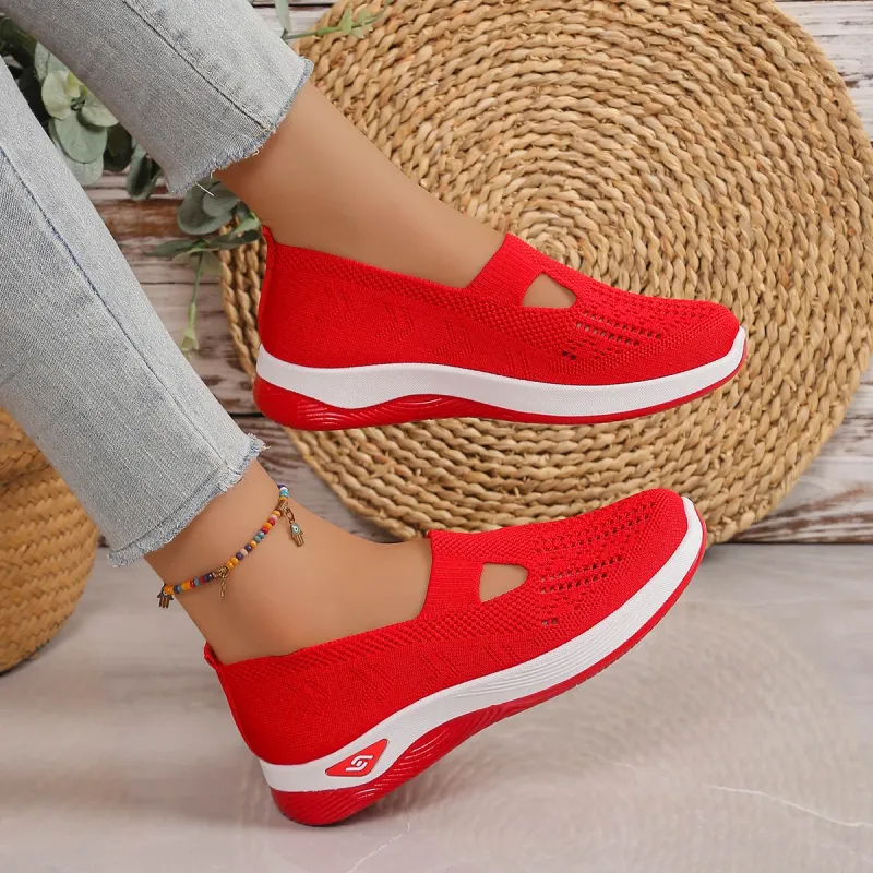 Women's Lightweight Knitted Walking Shoes 6