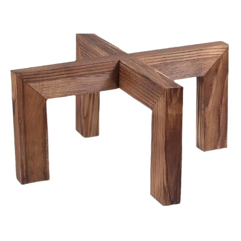 Minimalist Wooden Plant Stand 2