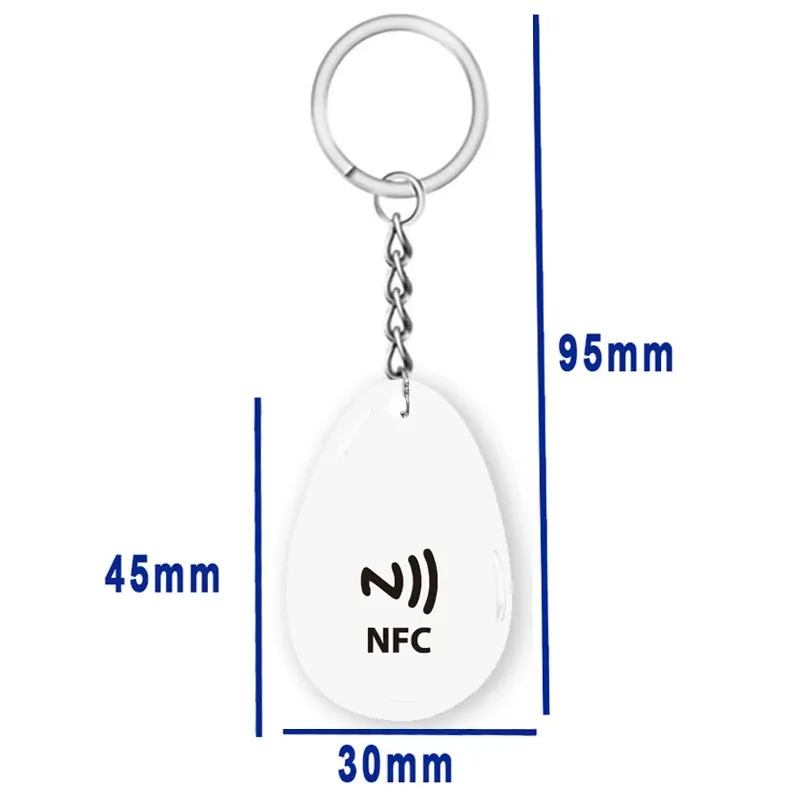 Smart NFC Business Card Keychain 2