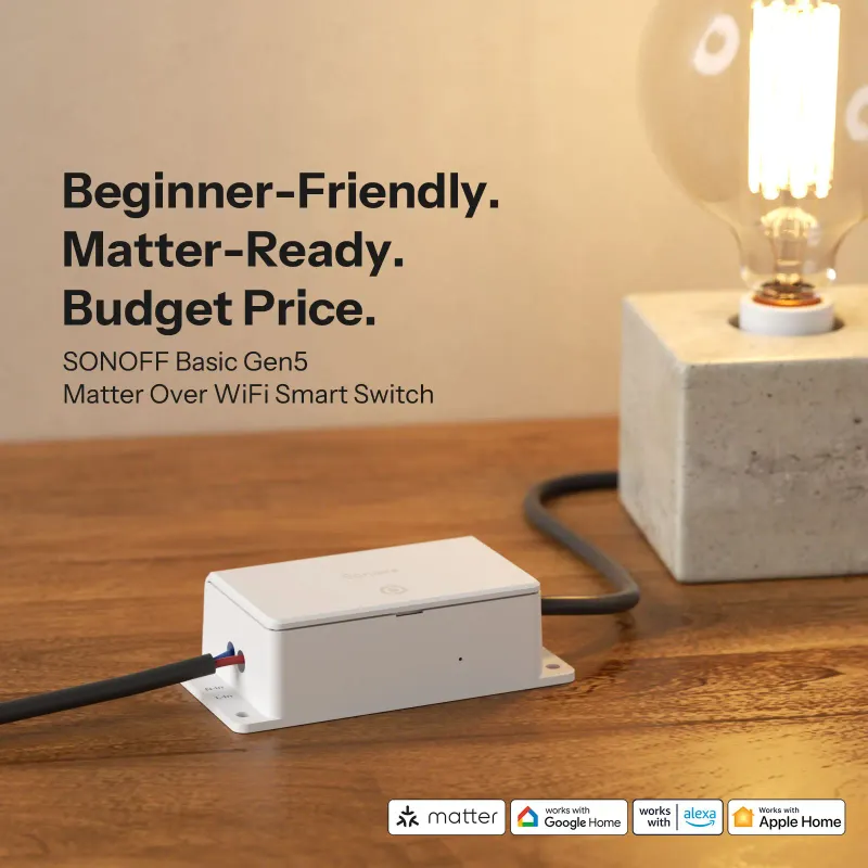 SONOFF BASIC-1GS Gen5 Smart Switch 2