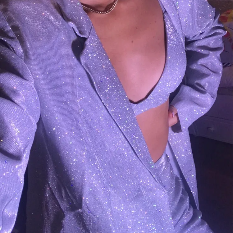 Tossy Pink Oversized Blazer Set 2