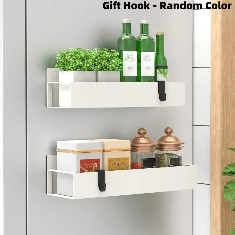 White Magnetic Spice Rack Organizer 3