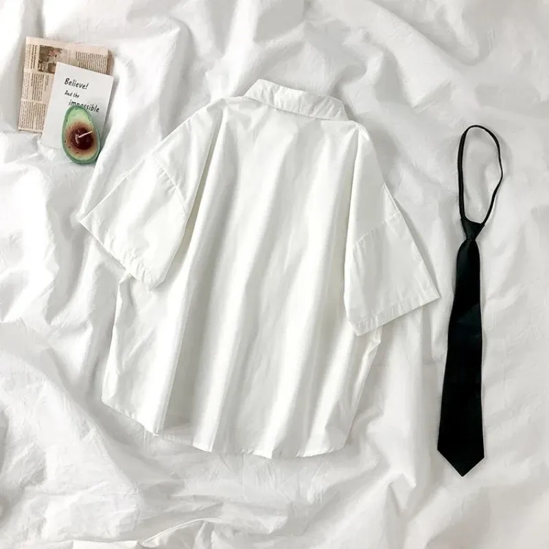 White JK Style Preppy Blouse Shirt 3