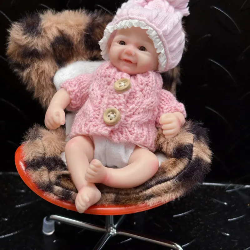6" Lifelike Silicone Mini Baby Doll 2