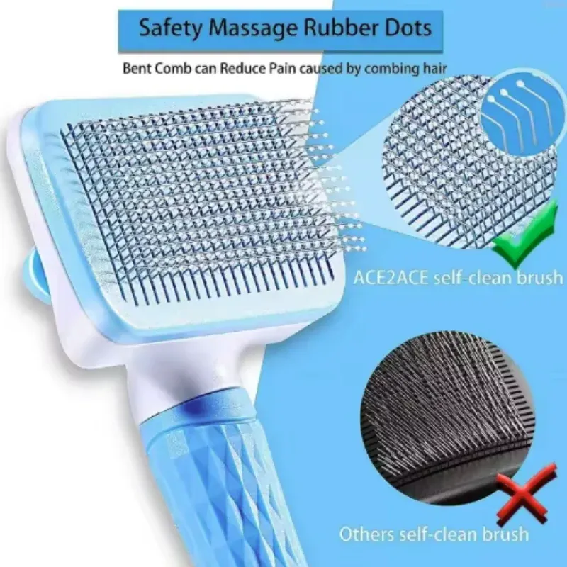 Pet Hair Removal Needle Comb Brush 6