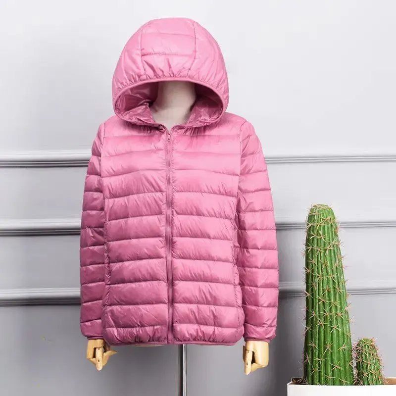 Women's White Duck Down Puffer Jacket 5