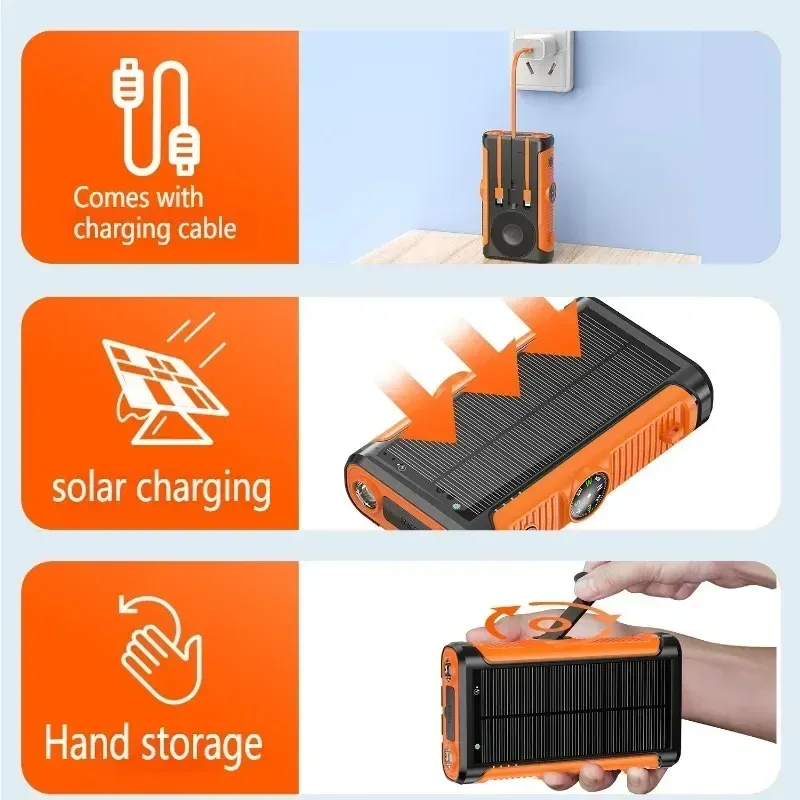 50000mAh Solar Power Bank 6