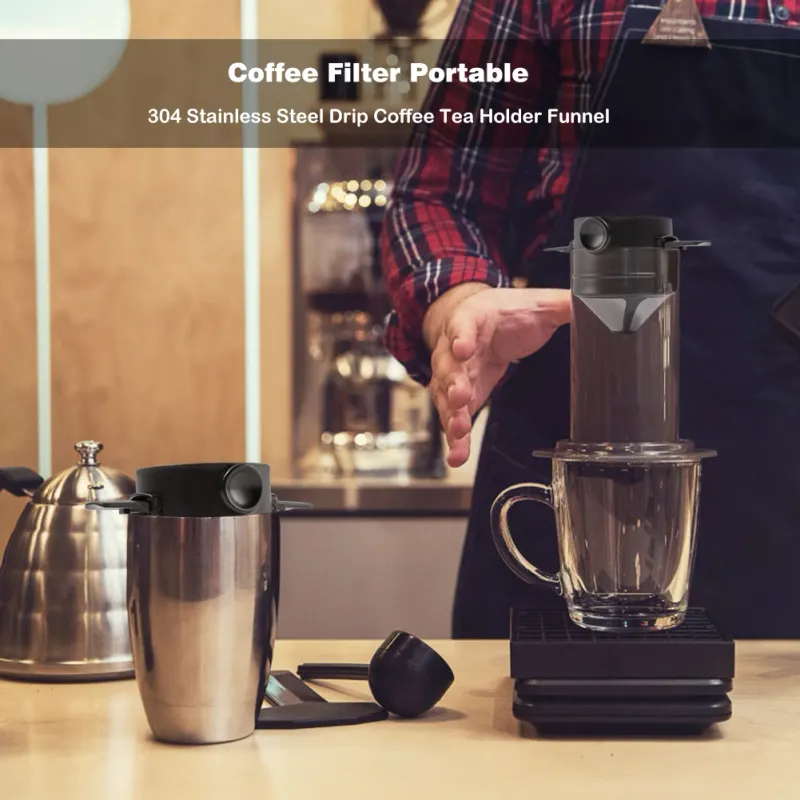 Foldable Stainless Steel Pour Over Dripper 2