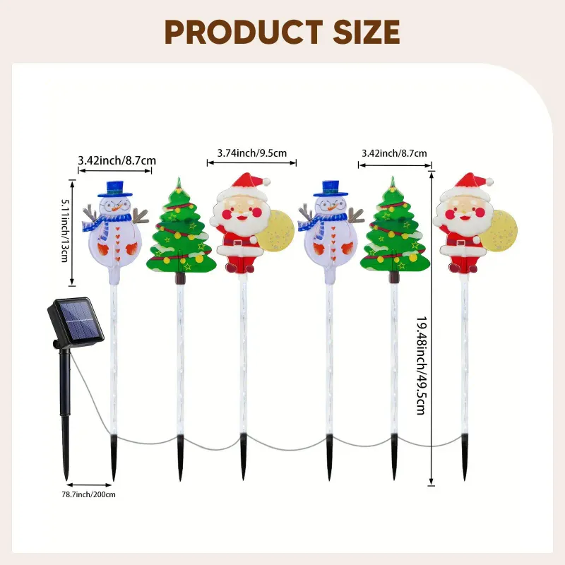 Solar LED Pathway Lights with Figurine 5