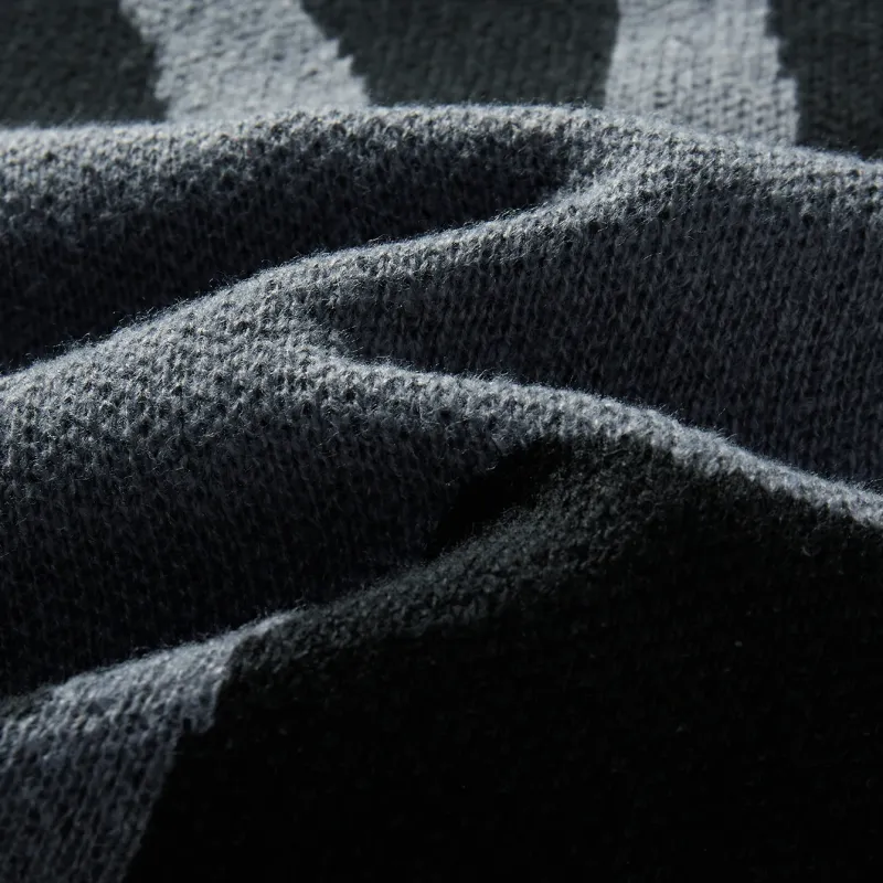 Men's Jacquard Round Neck Pullover Sweater 6