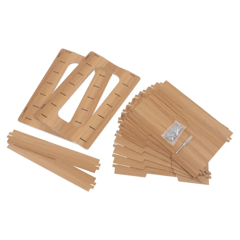 7-Tier Wood Office Paper Organizer 6