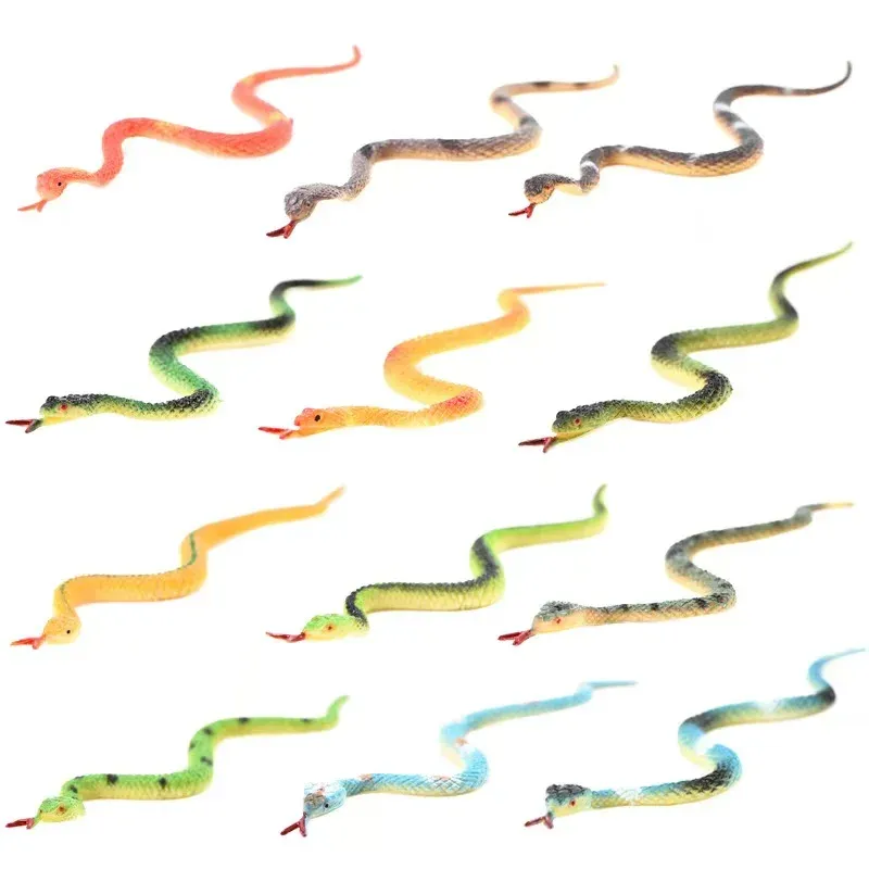 12PCS Mini Realistic Snake Gag Gift Set 4