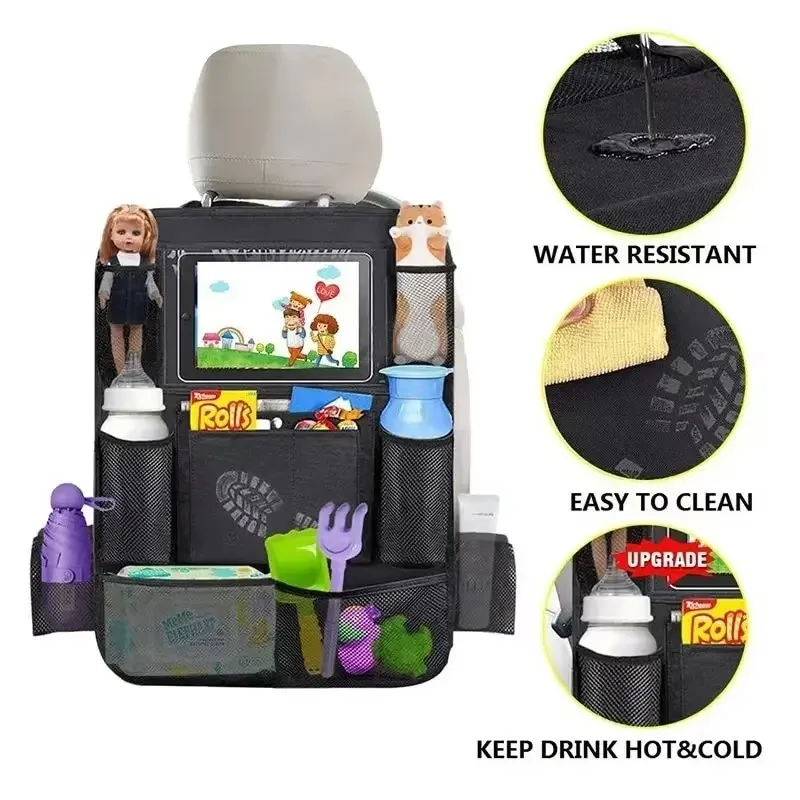Car Seat Storage Organizer with Tablet Holder 1