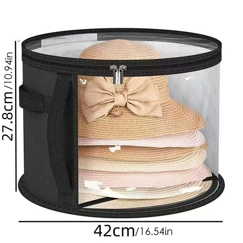 PVC Hat Storage Organizer with Zipper 6