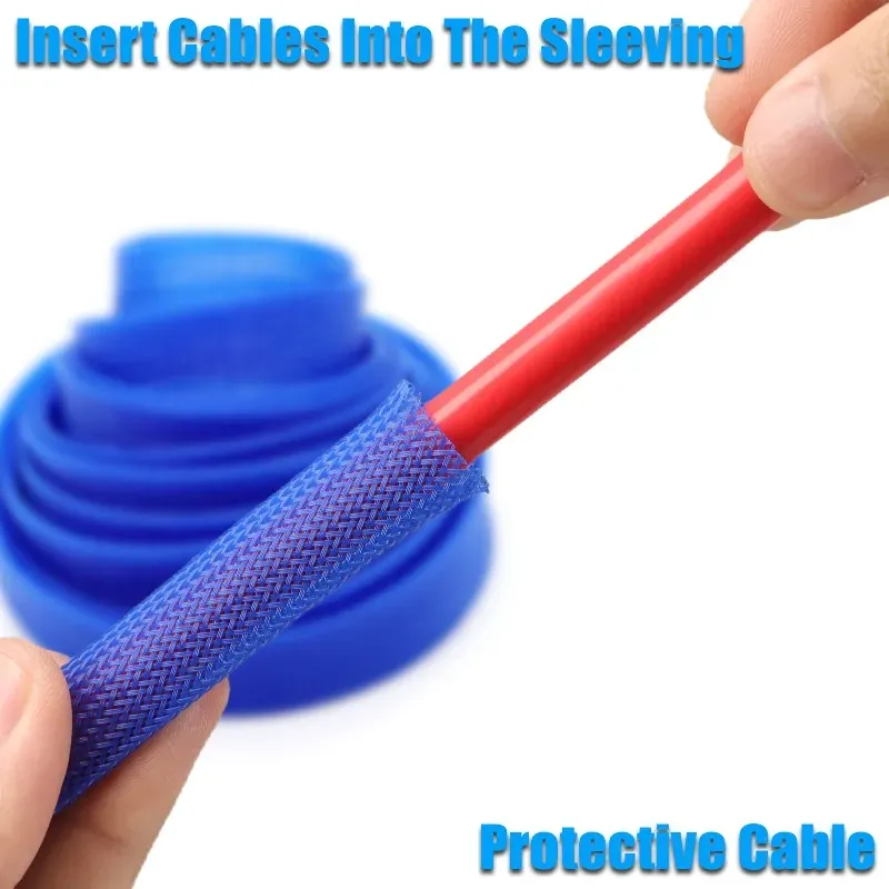 PET Braided Cable Sleeve Wire Loom 4