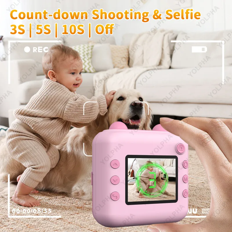 Kids Instant Print HD Selfie Camera 4