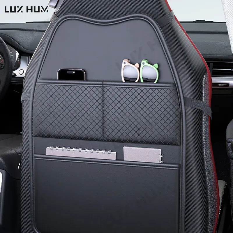 Car Seat Anti-Kick Mat with Organizer 1